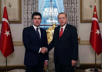 Cumhurbaşkanı Erdoğan, Barzani ile görüşmesi sona erdi