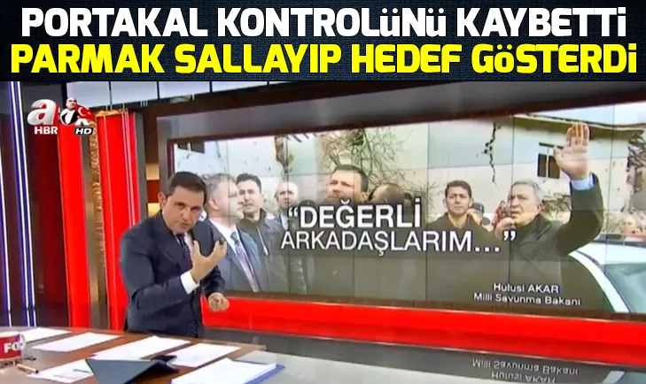 Portakal canlı yayında bakanları hedef gösterdi!