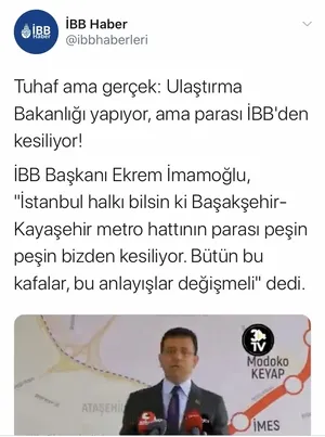 Bu da yalan! Bakanlık; İBB’den herhangi bir kesinti veya tahsilat yapmamış