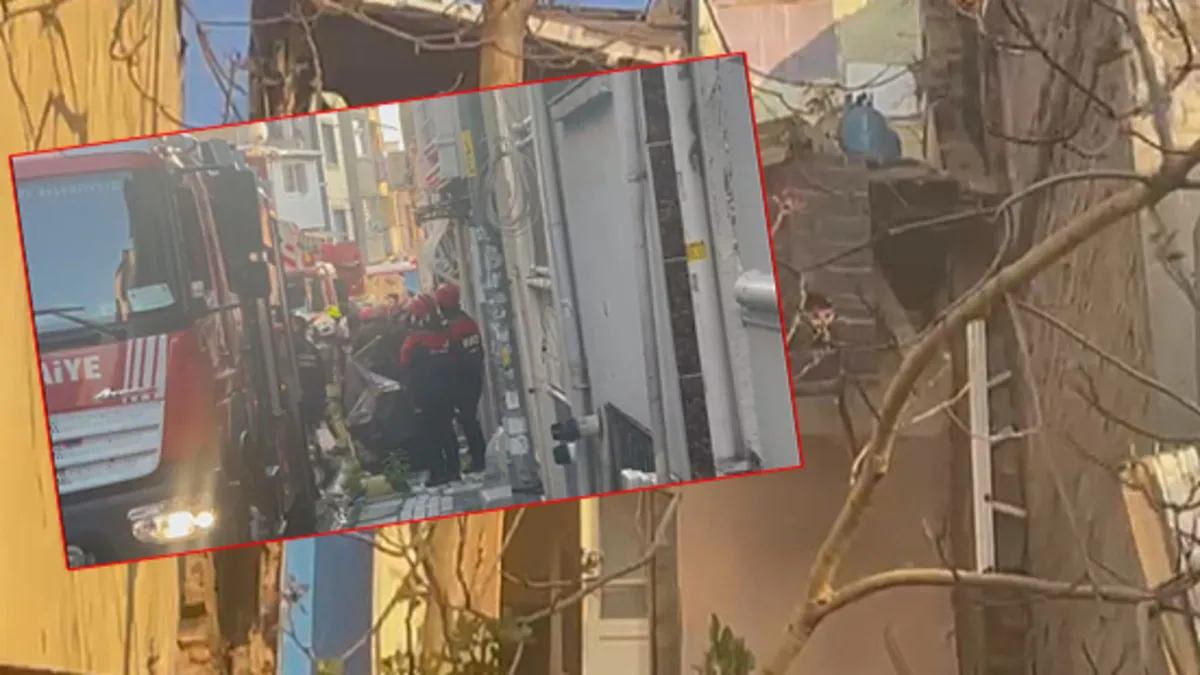 Şişli'de bina çöktü! Çok sayıda ekip sevk edildi