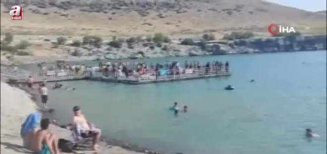 Konya Acıgöl'de tatil yoğunluğu