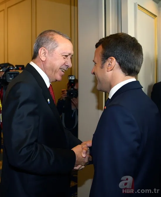Macron, Cumhurbaşkanı Erdoğan'ı hayranlıkla izledi 4