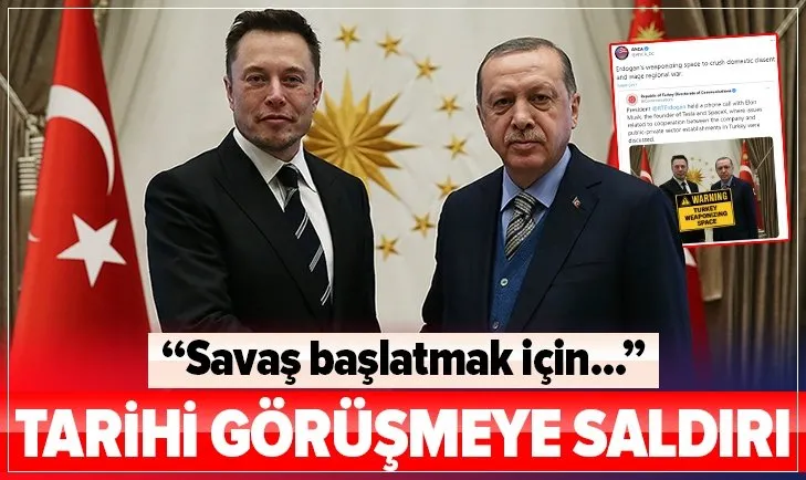Başkan Erdoğan-Elon Musk görüşmesini hedef aldılar! ANCA'dan iğrenç saldırı
