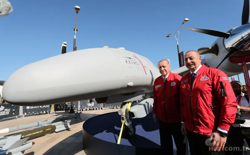 Akıncı'ya Erdoğan imzası! Bakü semalarında hilal ve yıldız! Teknofest'te nefesleri kesen gösteri 5