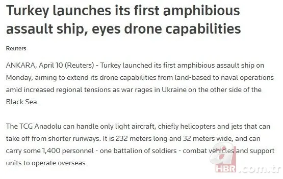 Türkiye'nin başarısı yine manşetlerde! İlk SİHA gemisi TCG Anadolu'yu böyle gördüler 10