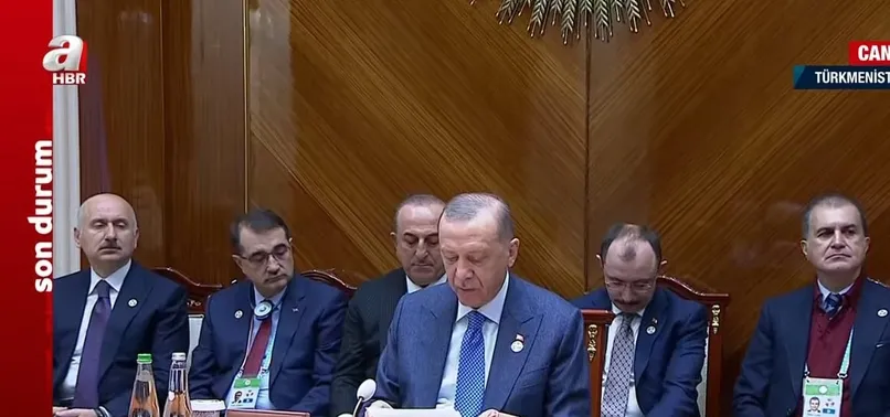 Son dakika: Avaza'da Üçlü Liderler Zirvesi: Gündem Türkmen gazı! Başkan Erdoğan'dan önemli açıklamalar: Nakli başlamalı