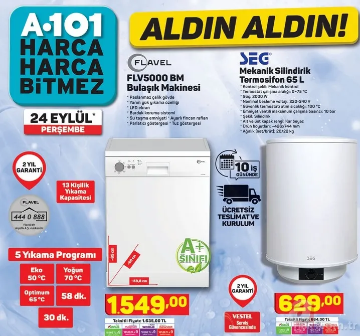 Dev indirim fırsatı! A101 24 Eylül 2020 aktüel ürünler kataloğu: Bu hafta A101'de hangi ürünler indirimli, neler var? 4