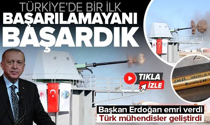 Son dakika: Başkan Erdoğan’dan Milli Deniz Topu mesajı! Dışa bağımlılık ortadan kalkıyor
