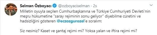 CHP’li Özgür Özel darbe imasıyla tehdit etti AK Parti ve İletişim Başkanı Fahrettin Altun’dan tepki geldi