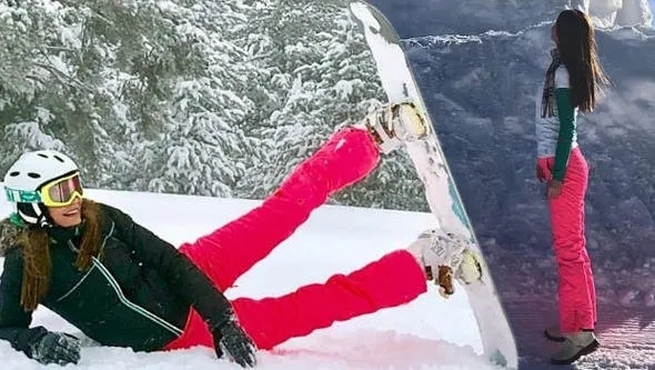 Ebru Şallı karda pilates yaptı, sosyal medya yıkıldı