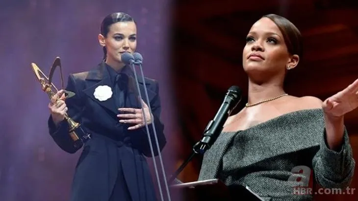 Pınar Deniz’in ti’ye alınan konuşması Rihanna’dan alıntı çıktı! Birebir aynı...