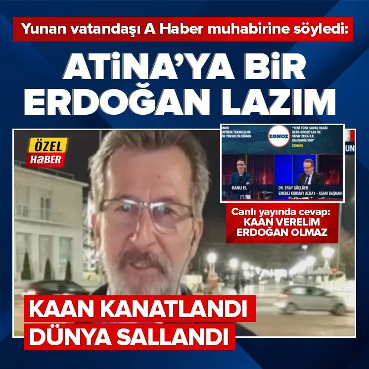 Yunan medyası KAAN ile çalkalanıyor! Erdoğan isteği...