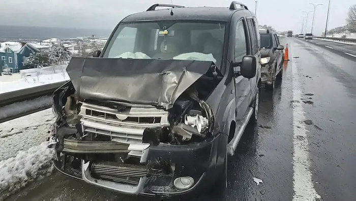 Son dakika: Silivri’de zincirleme kaza! TEM’in İstanbul yönü kapandı - 2