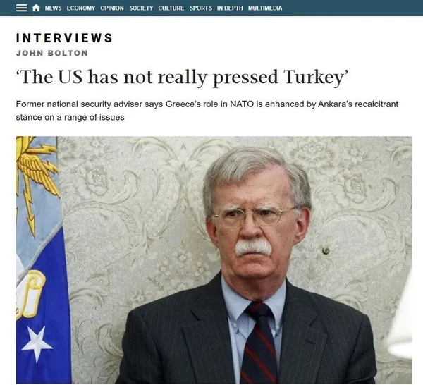 1696080459987.jpeg Darbe destekçisi John Bolton Türkiye'yi hedef aldı! Skandal sözler: Türkiye'ye karşı Yunanistan'ı güçlendirelim - 1