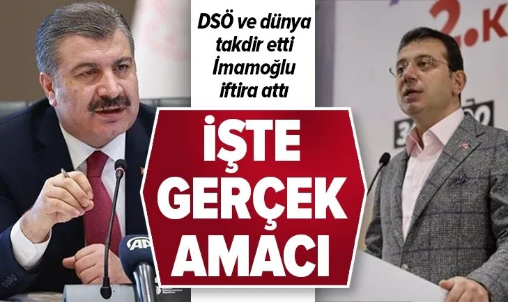 Sağlık Bakanı Fahrettin Koca’yı hedef alan CHP’li Ekrem İmamoğlu neyin peşinde? İşte iftiranın perde arkası