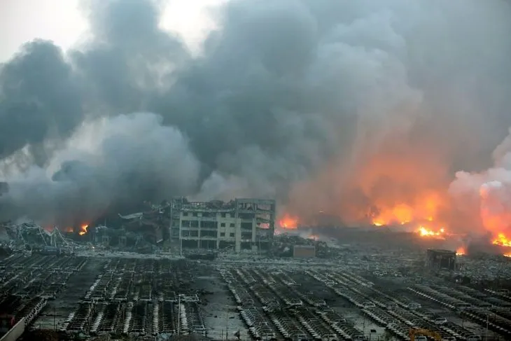 Çin’de büyük patlama