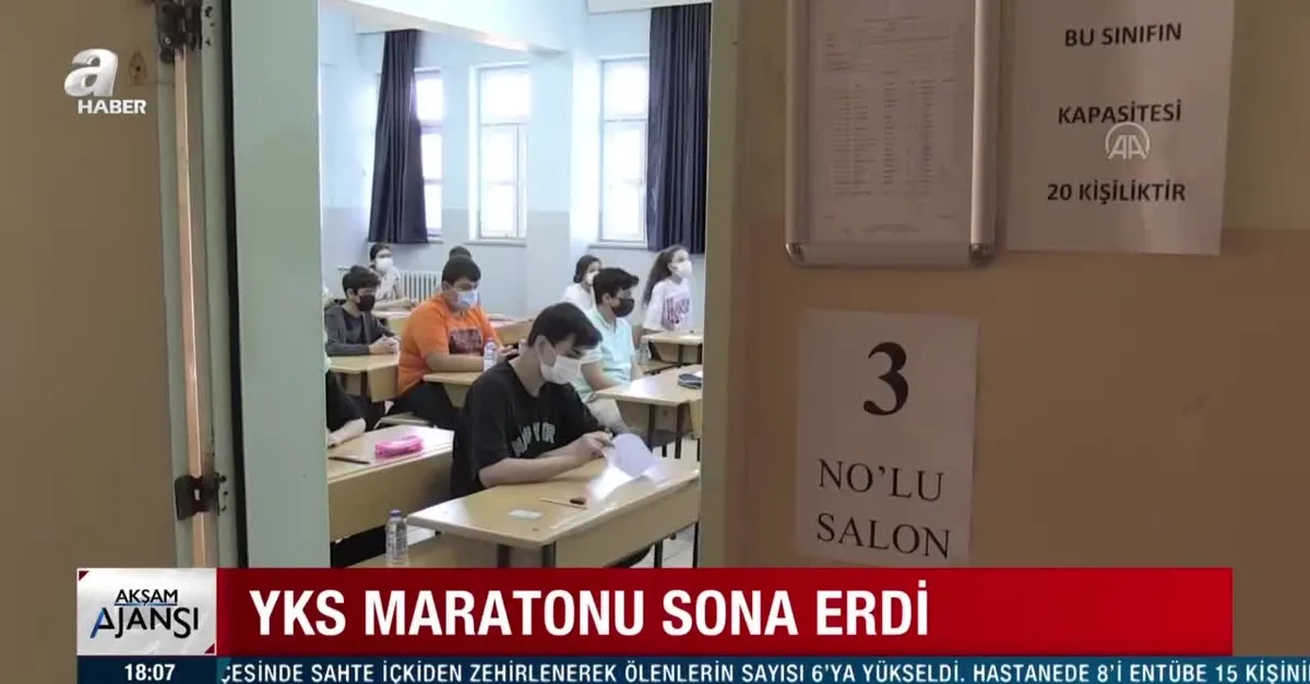 YKS maratonu sona erdi