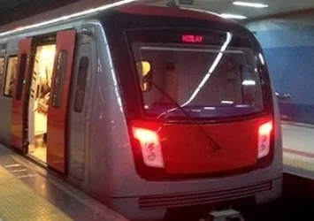 Ankara metrosu kapatıldı