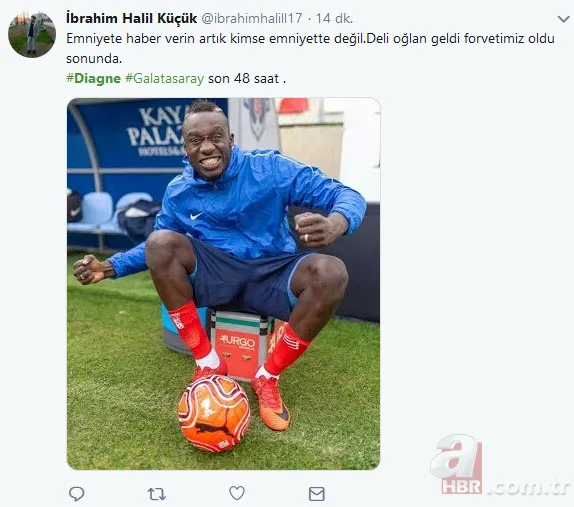 Galatasaray Diagne'yi bitirdi sosyal medya yıkıldı! 21