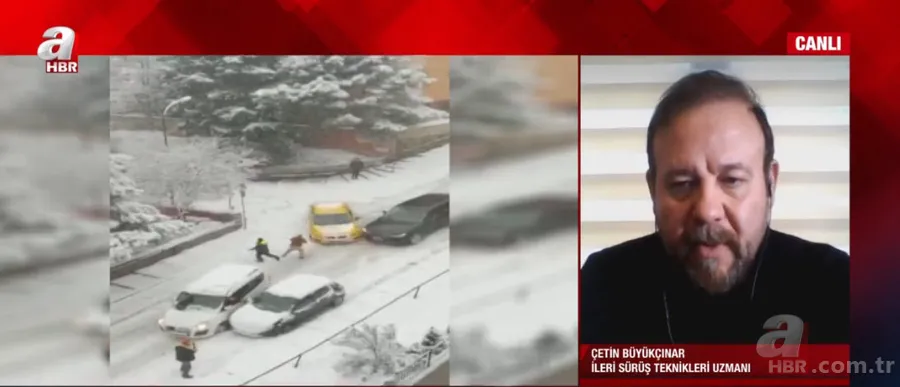 Karlı havalarda araç nasıl kullanılmalı? Sürücüler nelere dikkat etmeli? Güvenli sürüş teknikleri neler? A Haber'de anlattı 4