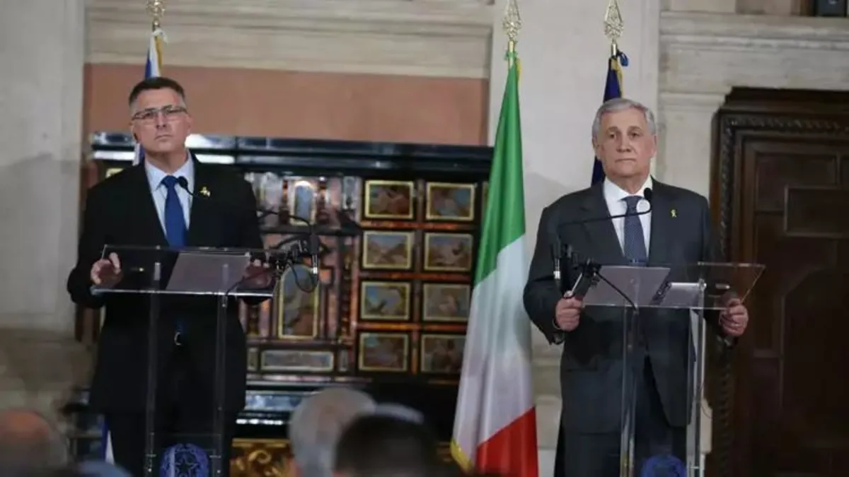 İtalya ve İsrail Dışişleri Bakanları Roma'da görüştü!