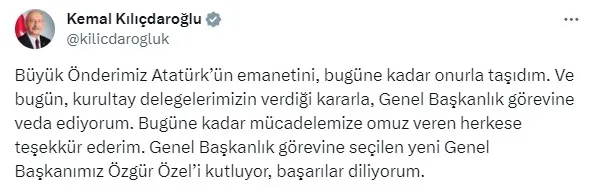 Tavşan koltuğa zıpladı! CHP’de Bay Kemal devri kapandı! Büyük hesaplaşmayı Özgür Özel kazandı