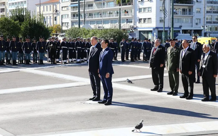 Cumhurbaşkanı Erdoğan, Aleksis Çipras tarafından böyle karşılandı