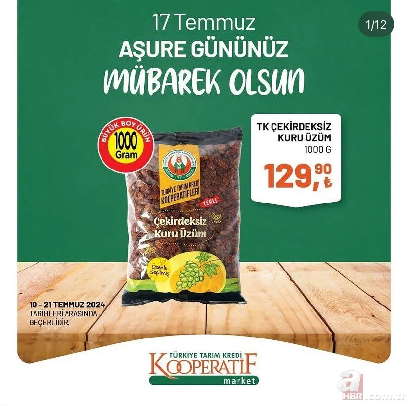 Tarım Kredi Market'te fırsat kataloğu geldi! 70 üründe indirim var: Gül suyu 47.90, buğday 18.50 TL, TK antep fıstığı 187,90 TL 18