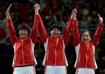 Masa tenisinde Çin yine altını kaptı!