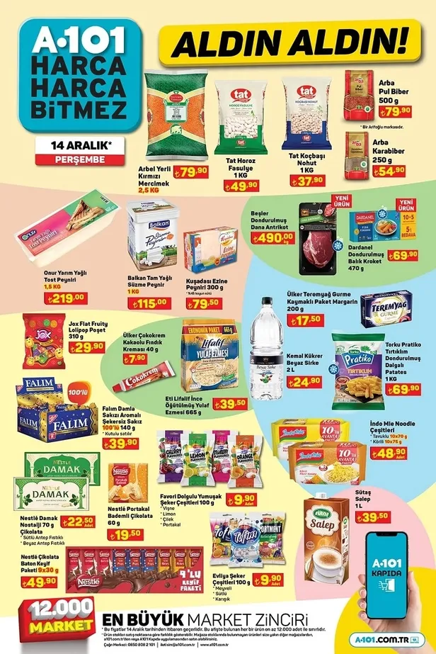 A101 16 Aralık aktüel indirim kataloğu yayınlandı! A101’e 125 CC Benzinli Motosiklet, Toshiba smart TV, Duvar Tipi Isıtıcı ve daha fazlası satışta