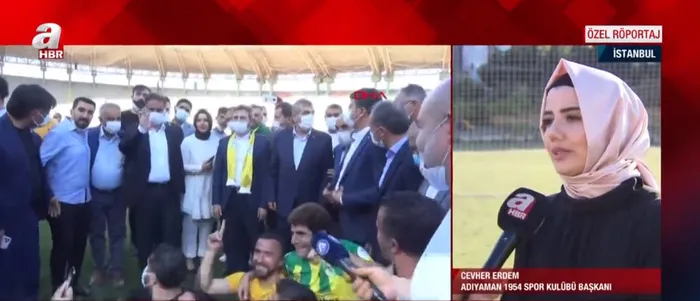 Şampiyon olan ilk kadın başkan Cevher Erdem A Haber’de: Adıyaman taraftarına armağan olsun - 2