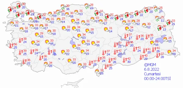 1659459252383.png Kuvvetli sağanak yağış yolda! Şemsiyeleri hazırlayın! Meteoroloji'den çok sayıda ile son dakika uyarısı... İstanbul'u da etkisi altına alacak - 7
