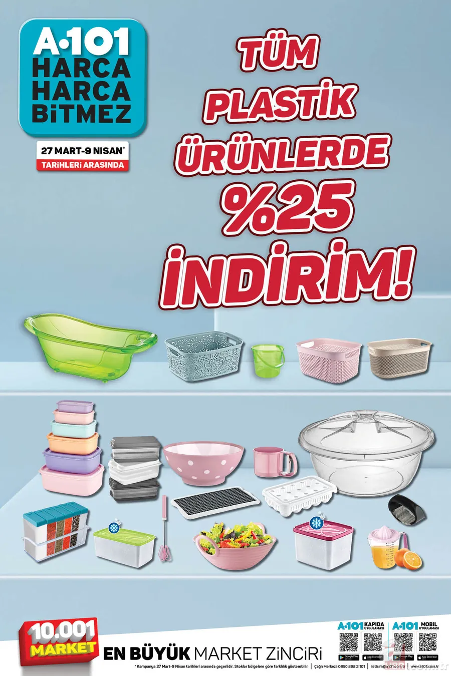 %25 indirim! A101 1 Nisan 2021 aktüel ürünler kataloğu sürprizlerle dolu! Bu hafta A101'de neler var? 22