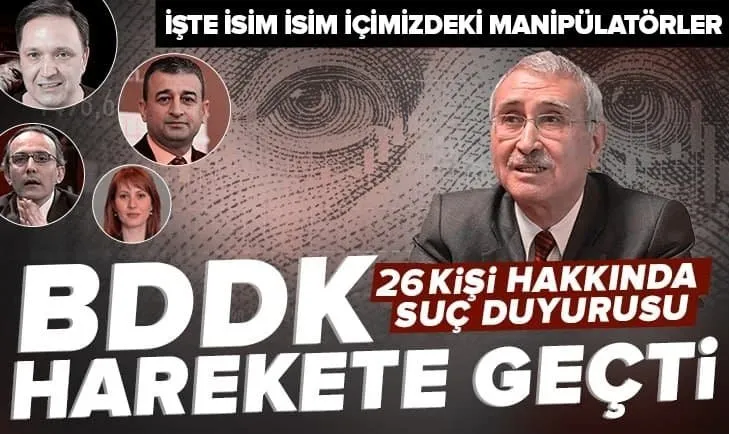 Son dakika: BDDK’dan Durmuş Yılmaz ve 25 kişi hakkında suç duyurusu!