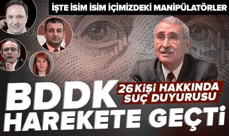 BDDKdan 26 kişi hakkında suç duyurusu