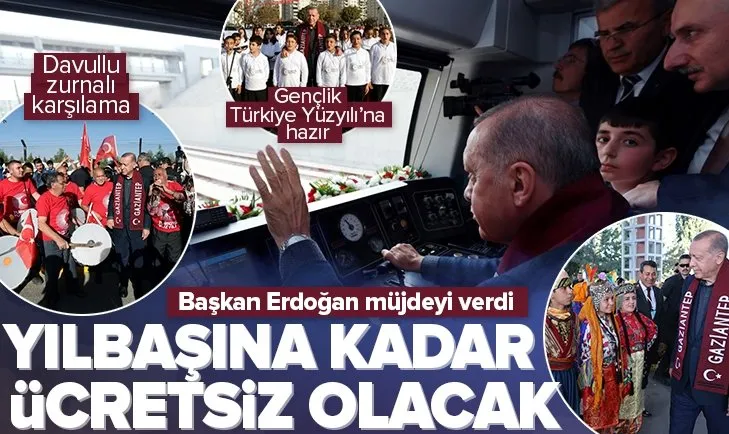 Başkan Erdoğan’dan müjde: Ücretsiz olacak