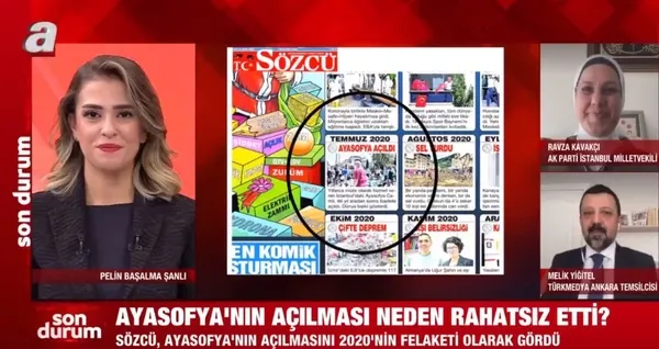 Sözcü gazetesinden Ayasofya skandalı! Ayasofya'nın açılışını felaket olarak gösterdiler - 3