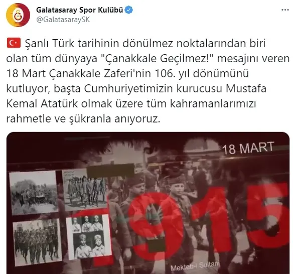 4 büyüklerden Çanakkale Zaferi mesajı - 4
