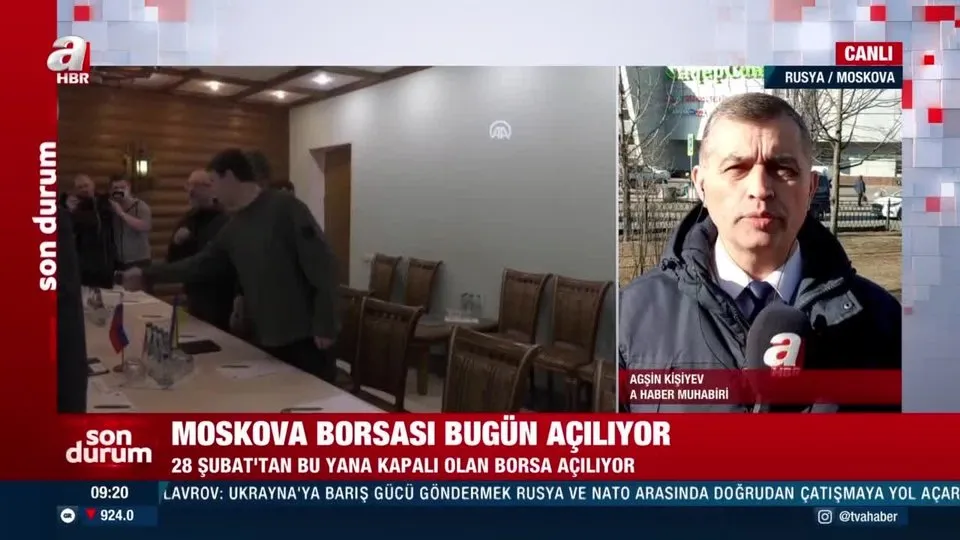 Moskova borsası bugün açılıyor