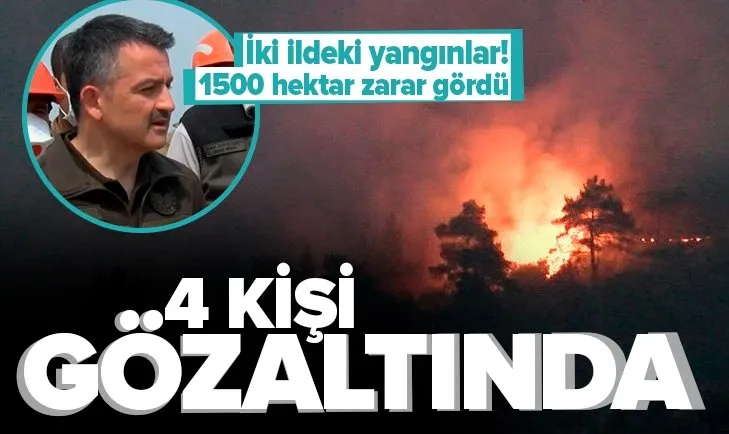Son dakika: Bakan Pakdemirli’den Mersin ve Hatay’daki orman yangınlarına ilişkin açıklama!
