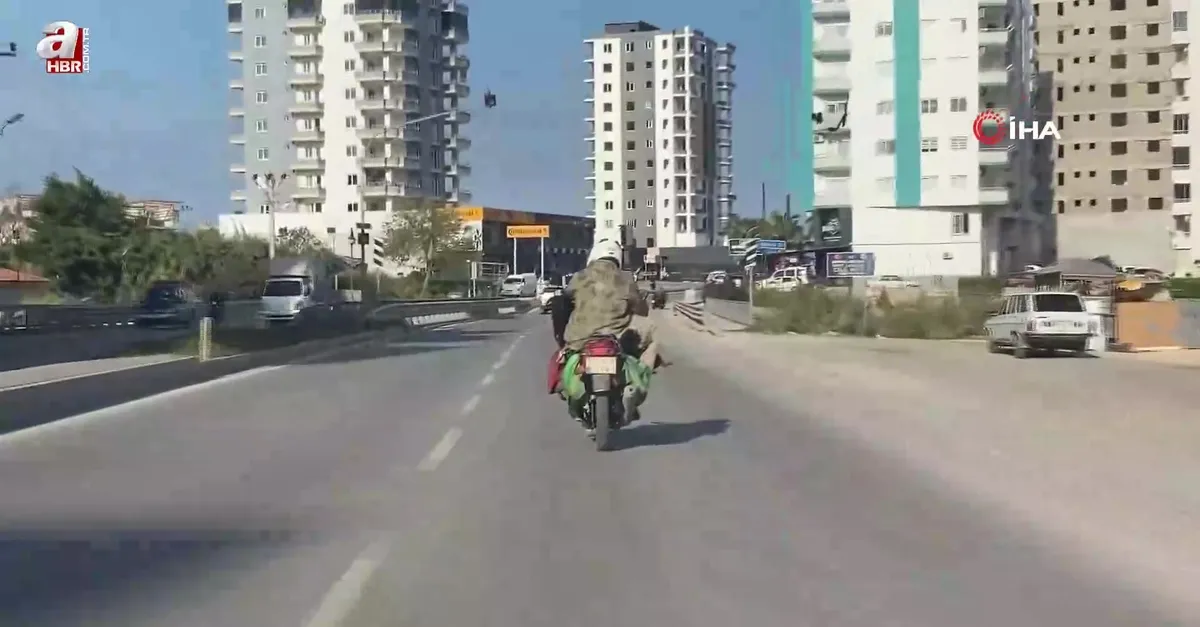Mersin'de şaşkına çeviren manzara