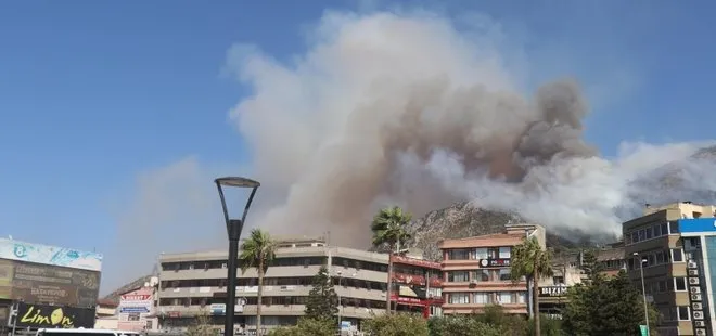 Son dakika: Hatay’da orman yangını