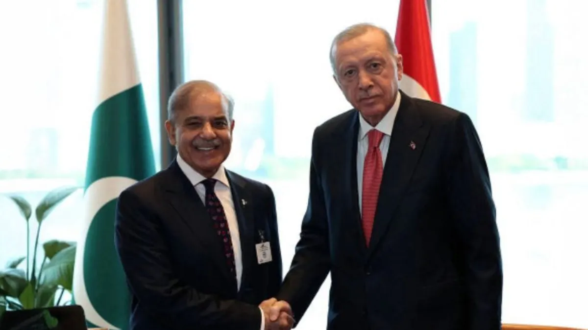 Başkan Erdoğan Şahbaz Şerif ile görüştü