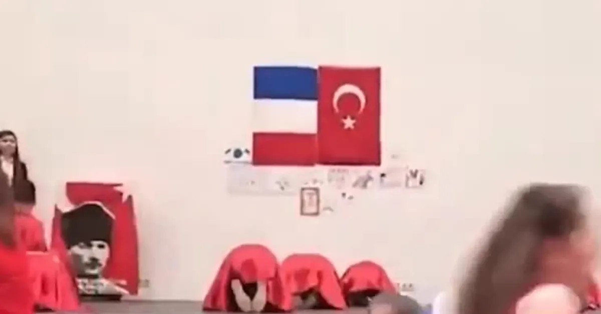 Fransa'da tepki çeken 23 Nisan kutlaması!