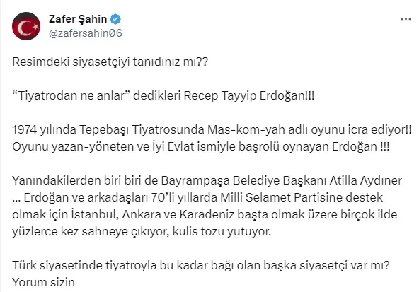 baskan-erdoganin-1974-yilindaki-tiyatro-gosterisi-atila-aydiner-simdi-ise-kurdugunuz-tiyatrolari-bozuyoruz-diy-1691951449719.jpg Başkan Erdoğan'ın 1974 yılındaki tiyatro gösterisi! Atila Aydıner 'Şimdi ise kurduğunuz tiyatroları bozuyoruz' diyerek paylaştı - 1