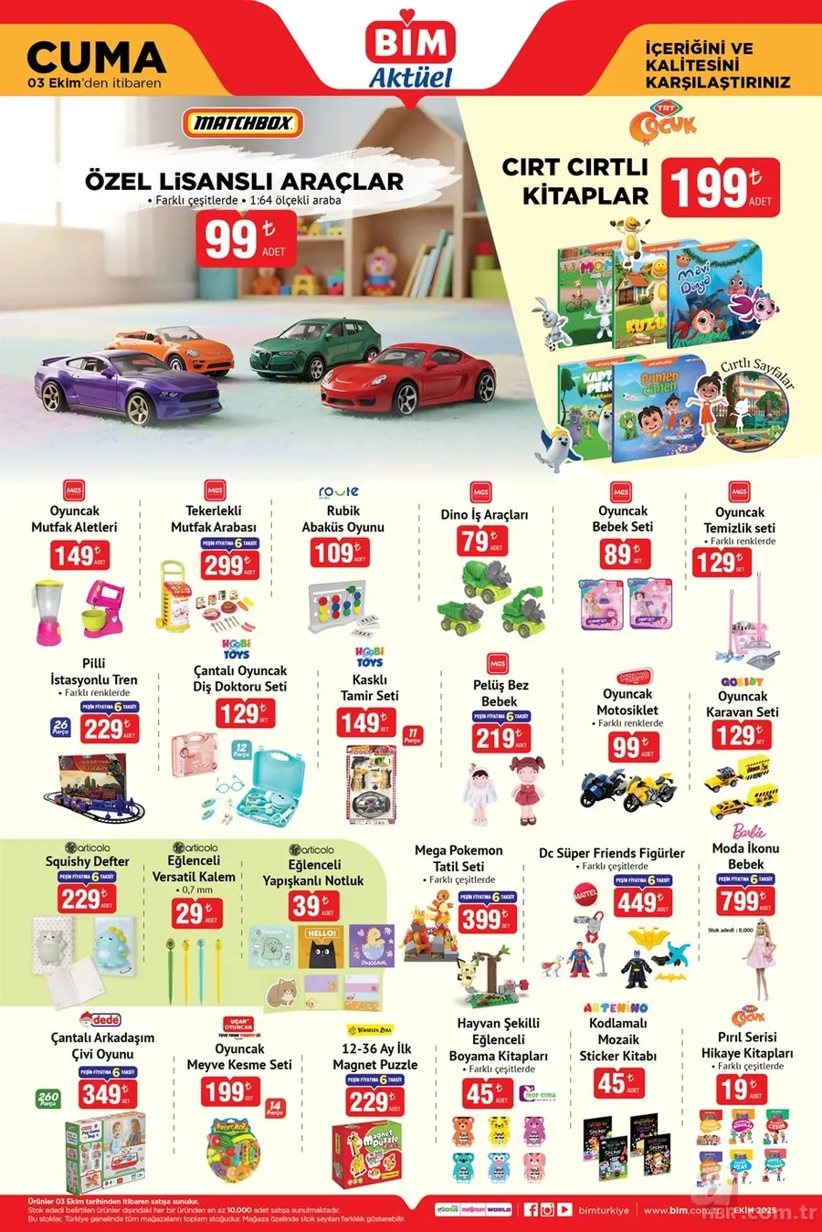 3 EKİM BİM AKTÜEL KATALOG: Bu hafta BİM’de hangi ürünler var? Şarjlı süpürge, ütü masası, yemek takımı… 3