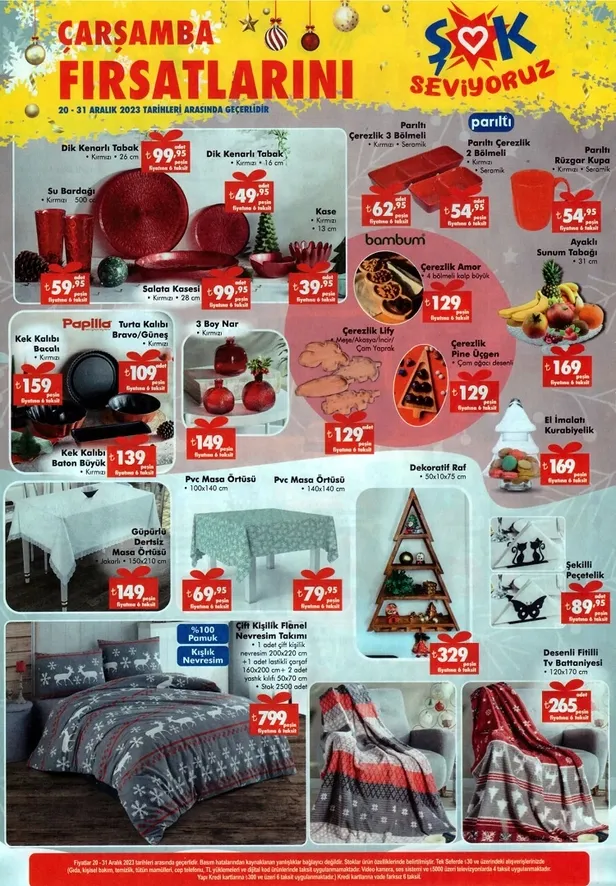 ŞOK 28 Aralık aktüel ürünler kataloğunda ne var? Mutfak gereçleri, tekstil ürünleri, bilgisayar, gıda ve bebek ürünleri uygun fiyata satılacak