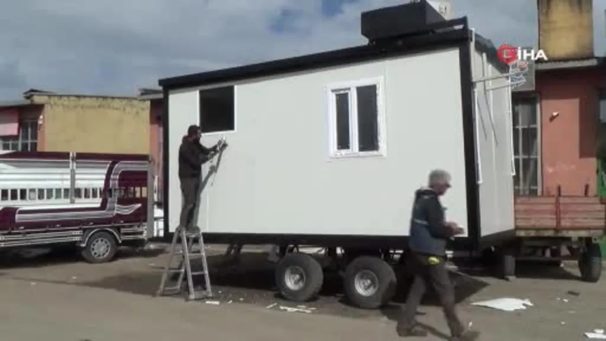 Bitlis Ahlat’ta üretilen konteynerlere yoğun talep