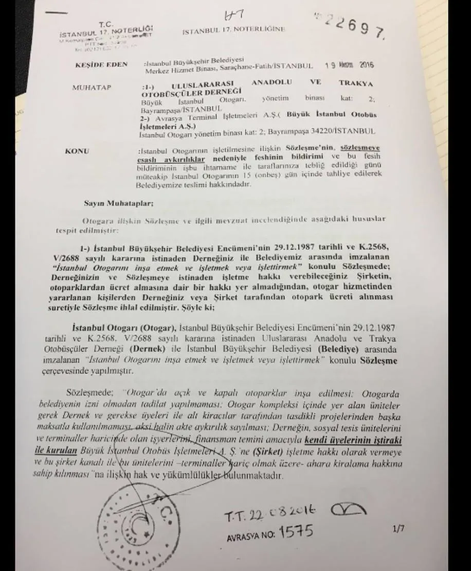 İBB, Esenler otogarının tahliyesini istedi - 1
