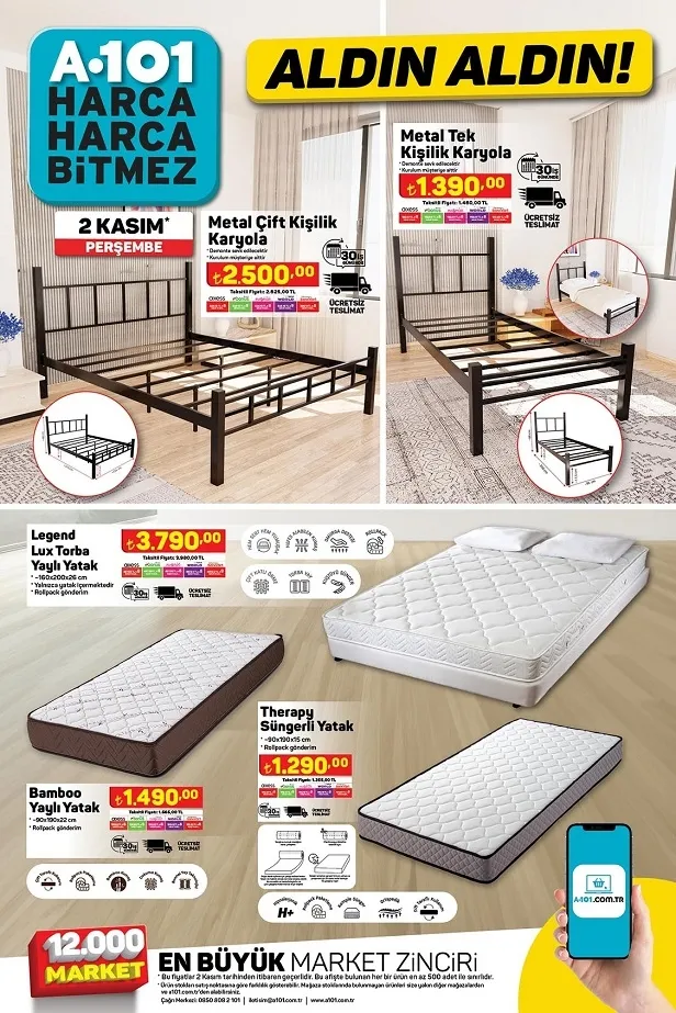 4 Kasım A101 aktüel ürünler kataloğu yayınladı! A101’de 479 TL'ye çay makinesi, ütü 399 TL, 349 TL'ye bavul, 49 TL’ye cam matara satacak - 7